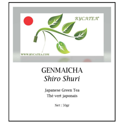 THE VERT JAPONAIS BIO GENMAICHA SHIRO SHURI 50G 15€