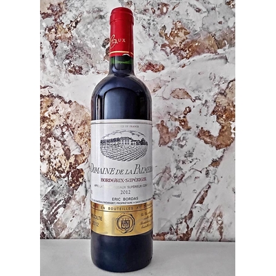 DOMAINE DE LA PALMERAIE 2012 BORDEAUX SUPERIEUR 75cl 13° 9€