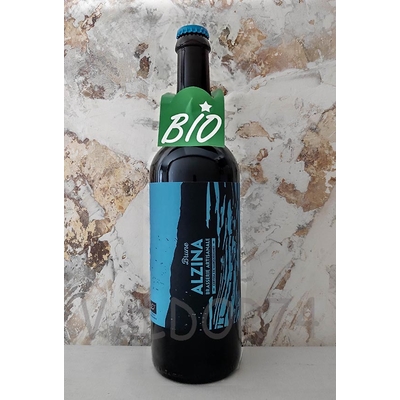 ALZINA BRUNE BRASSERIE BIERE BIO SUR LIE OATMEAL STOUT 75cl 6° à 3€