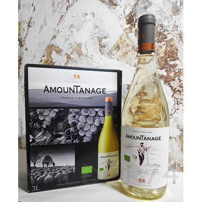 LUBERON BLANC AMOUNTANAGE BIO 2023 BIB 3L 13,5° à 20€
