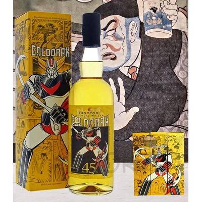 WHISKY JAPONAIS HINOTORI GOLDORAK  EDITION 2023 45° 70cl 78€