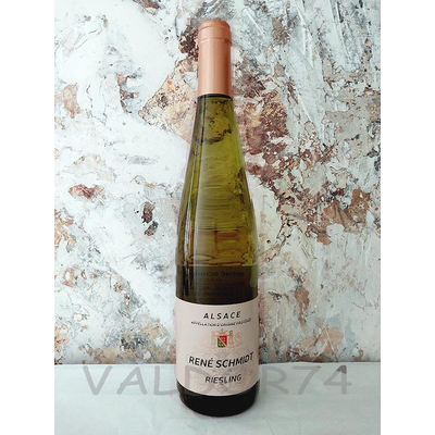 RIESLING BIO ALSACE 2022 75cl 12°  RENE SCHMIDT A 7€