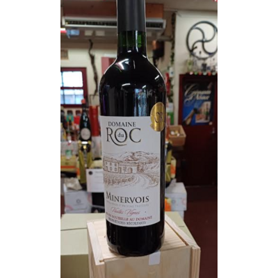 DOMAINE DE ROC MINERVOIS ROUGE 2022 VIEILLES VIGNES 75cl 14° à 6€