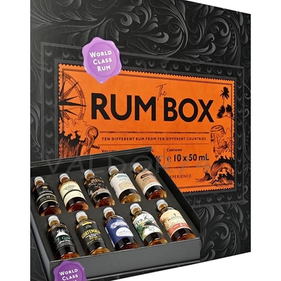RUM BOX PURPLE EDITION 2025 10 FIOLES 5cl à 64€