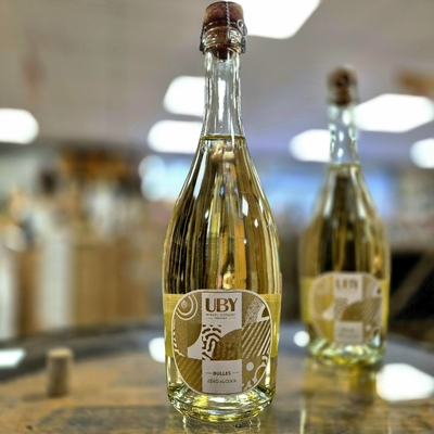 UBY BULLES BLANC BIO ZERO ALCOOL 75cl à 8€