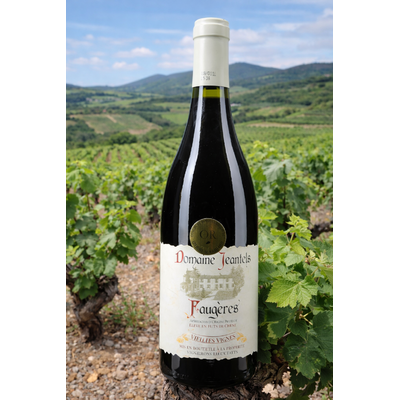 FAUGERES ROUGE DOMAINE JEANTELS VIEILLES VIGNES 2021 75cl 13° à 7€