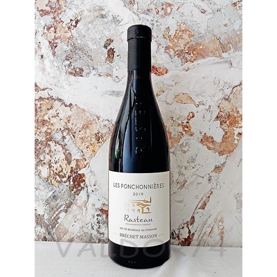 RASTEAU LES PONCHONNIERES DOMAINE BRECHET MASSON 2019 75cl 14,5° à 9€