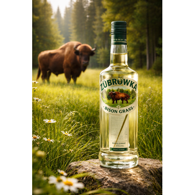 VODKA ZUBROWKA POLONAISE AUX HERBES DE BISON 70cl 37,5° à 24€