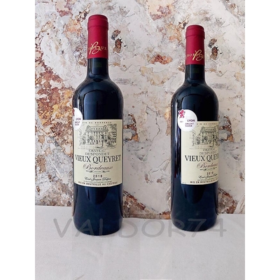 CHATEAU VIEUX QUEYRET BORDEAUX 2018 75cl 13° à 7€