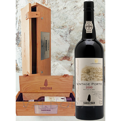 PORTO VINTAGE 2000 SANDEMAN 20° 75cl à 98€