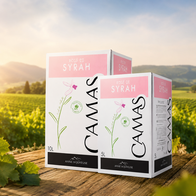 SYRAH ROSE CAMAS 2025 VIN DU PAYS D'OC ANNE DE JOYEUSE 10L 12,5° PROTECT PLANET à 34€