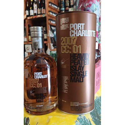 WHISKY BRUICHLADDICH "PORT CHARLOTTE" 2007 HEAVY PEATED ISLAY SINGLE MALT 57,8° 70cl à 168€