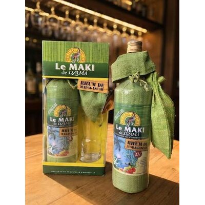 RHUM BLANC LE MAKI DE DZAMA +250G DE SUCRE VAILLE ROYAL  100cl 37,5° à 27€