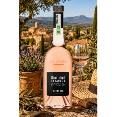 COTEAUX VAROIS EN PROVENCE ROSE BIO  2025 75cl 13° à 9€