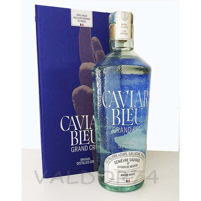 GIN CAVIAR BLEU GRAND CRU MEILLEUR OUVRIER DE FRANCE JEROME NUTILE 70cl 43° à 62€