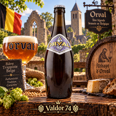 ABBAYE D'ORVAL BIERE TRAPPISTE BELGE 33cl 6,2° à 3€