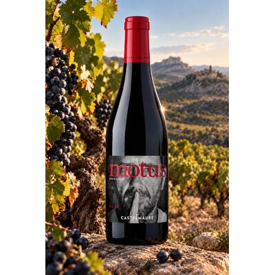 CASTELMAURE CORBIERES MOTUS ''LES EPHEMERES" 2025 75cl 13,5° à 9€