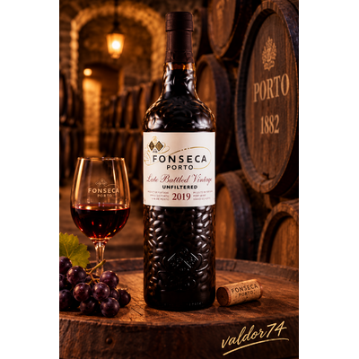 PORTO FONSECA LATE BOTTLED VINTAGE 2019 UNFILTERED 75cl 20° à 28€