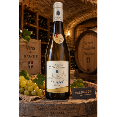ROUSSETTE de SEYSSEL 2024 CLOS D'ARVIERES DOMAINE MOLLEX 75cl 12,5° à 10€