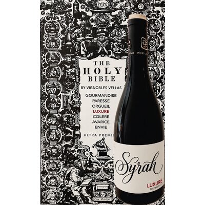 VIN ROUGE D'ESPAGNE  ULTRA PREMIUM SYRAH LUXURE2018 75cl 14,5° à 8€