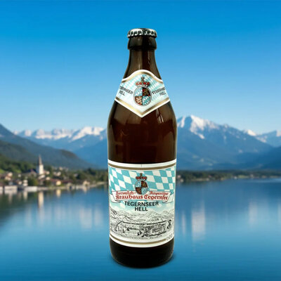 TEGERNSEER HELL BIERE BAVAROISE AUTHENTIQUE 50cl 4,8° à 4€