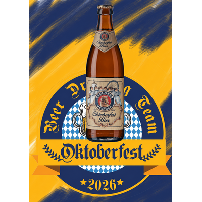 PAULANER OKTOBERFESTBIER 2026 50cl 6° à 4€