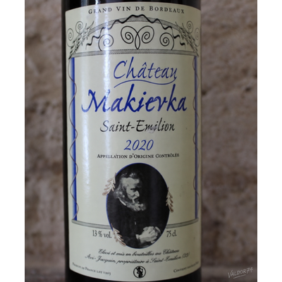 CHATEAU MAKIEVKA SAINT EMILLION 2020 75CL 13° à 12€