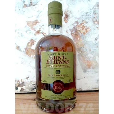 Rhum Agricole HABITATION SAINT-ETIENNE 70cl 42°  Age de 3 ans sous bois  AOC Martinique