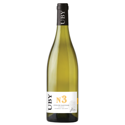 DOMAINE UBY N°3 Colombart-Ugny blanc 2020 Côtes de Gascogne 75cl 11° LUTTE RAISONNEE à 6€