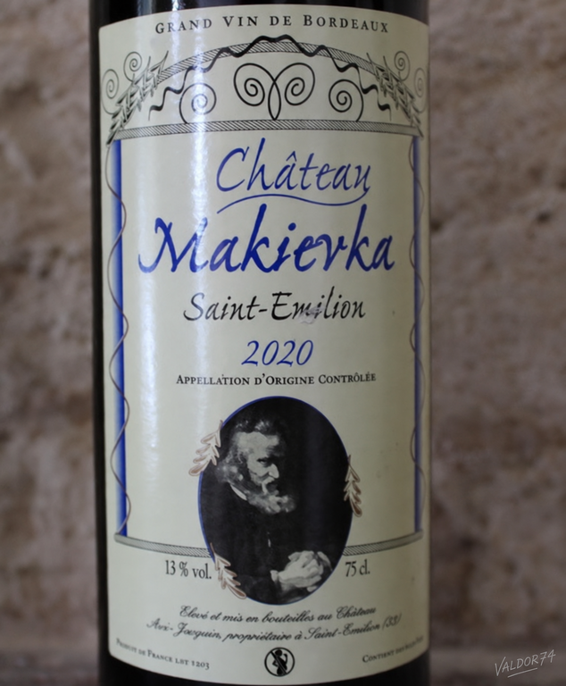 Étiquette de vin Château Makievka 2020