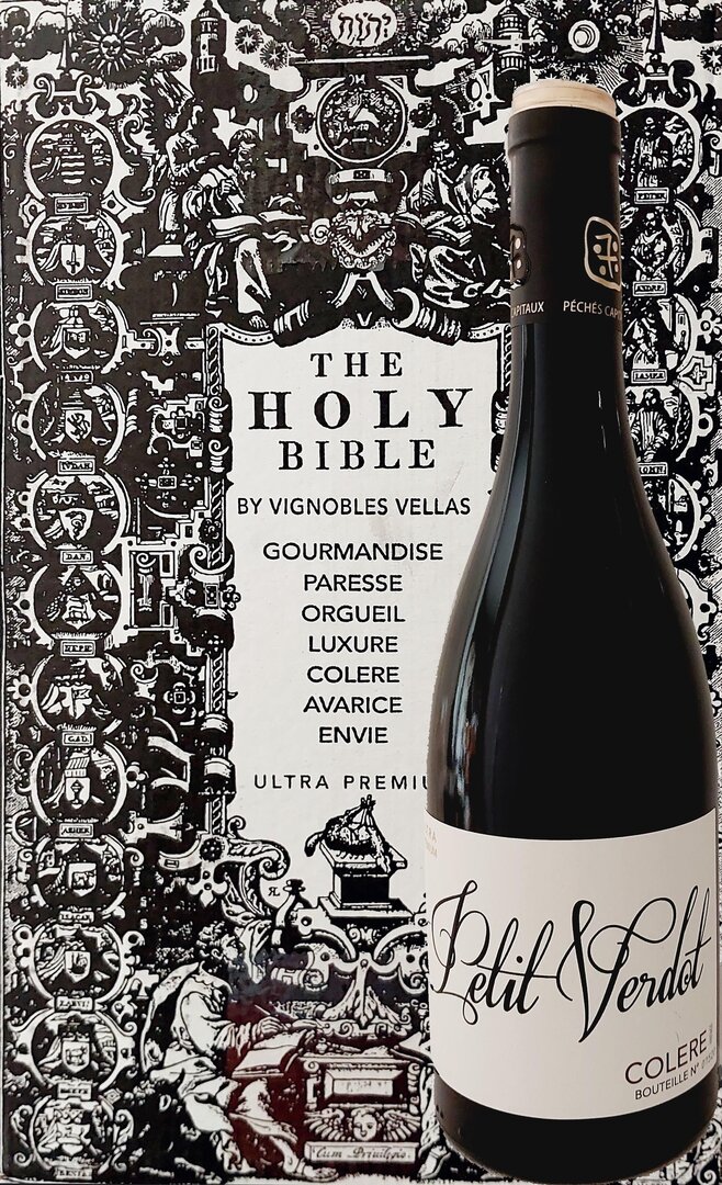 The Holy Bible + petit verdot