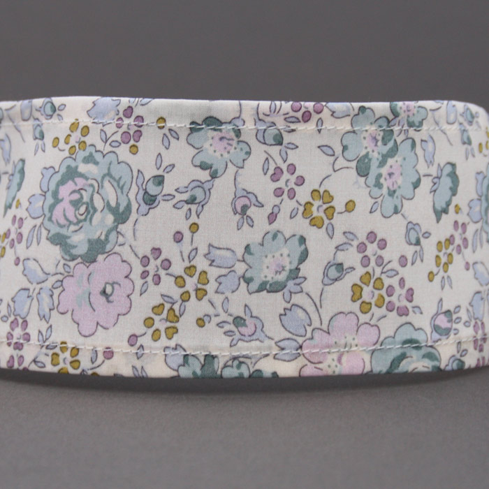 Bandeau cheveux enfant en tissu Liberty Felicite lilas - Bandeaux