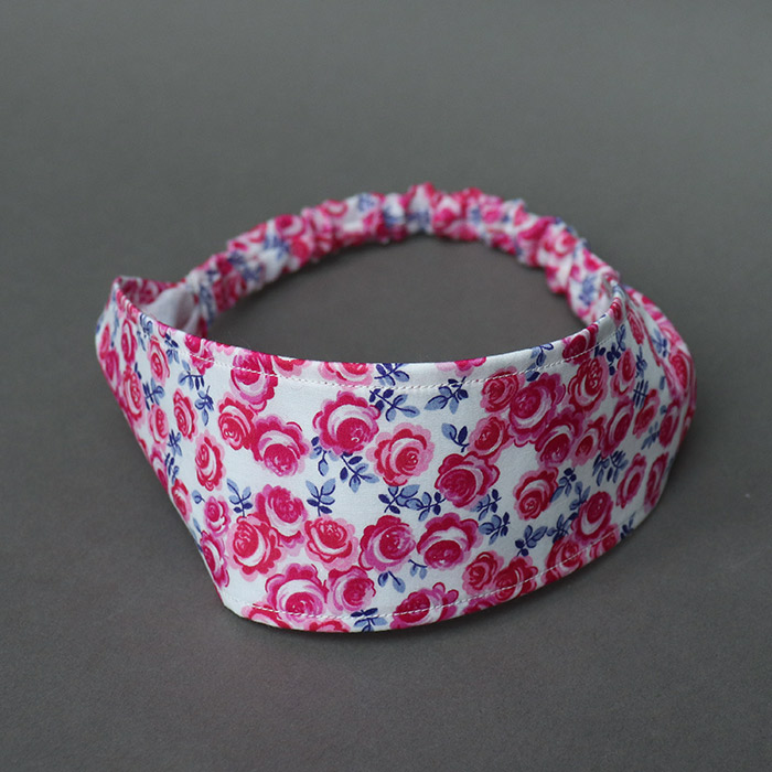 Bandeau cheveux enfant en Liberty Kasia rose - Bandeaux