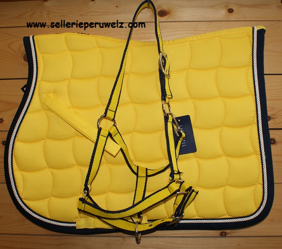 tapis de selle et licol lamicell mirage 2014 jaune