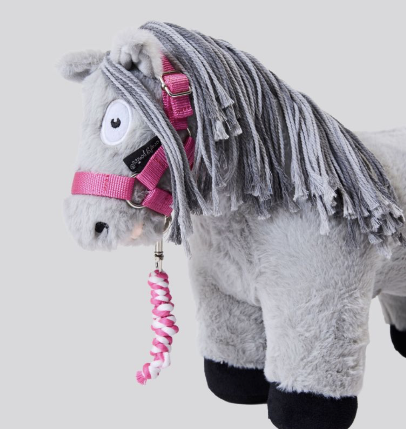 Crafty Ponies Cheval Peluche Poulain Gris Crafty Ponies Cheval Peluche Poulain Gris