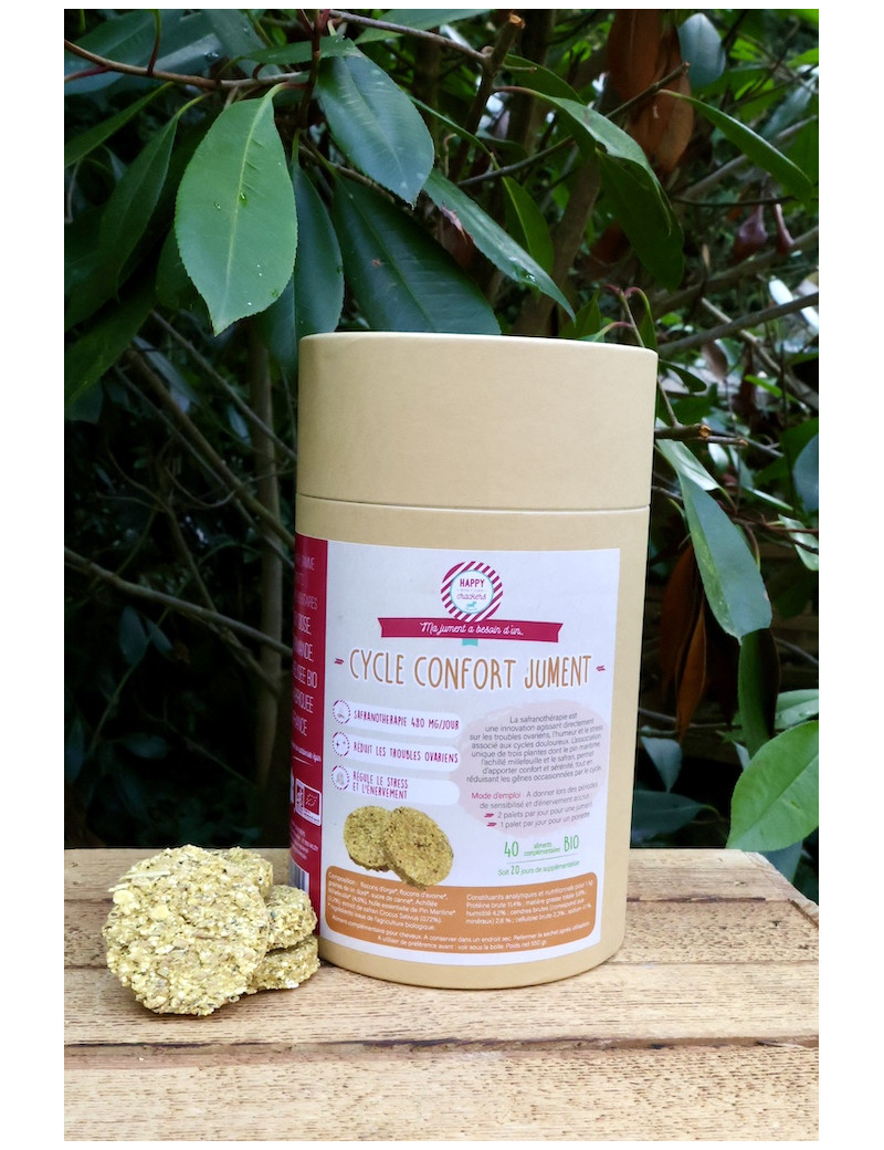 cycle-confort-jument-palets-complément-happy-crackers