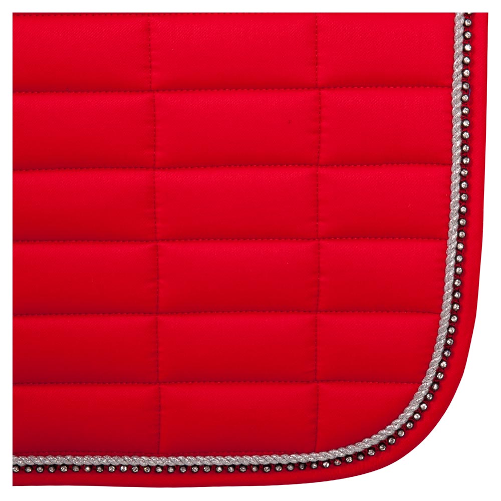 tapis de selle br glamour chic dressage rouge 166032_07_02