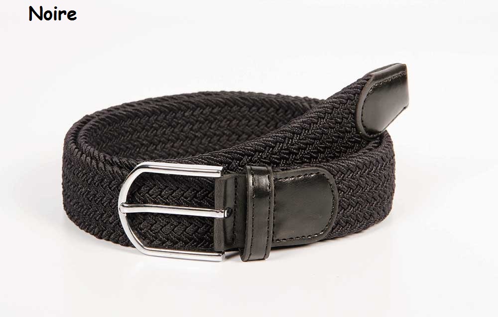 ceinture élastique noire 26009009_zwart