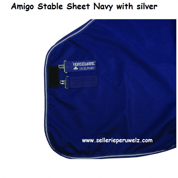 amigo stable sheet chemise décurie navy gris