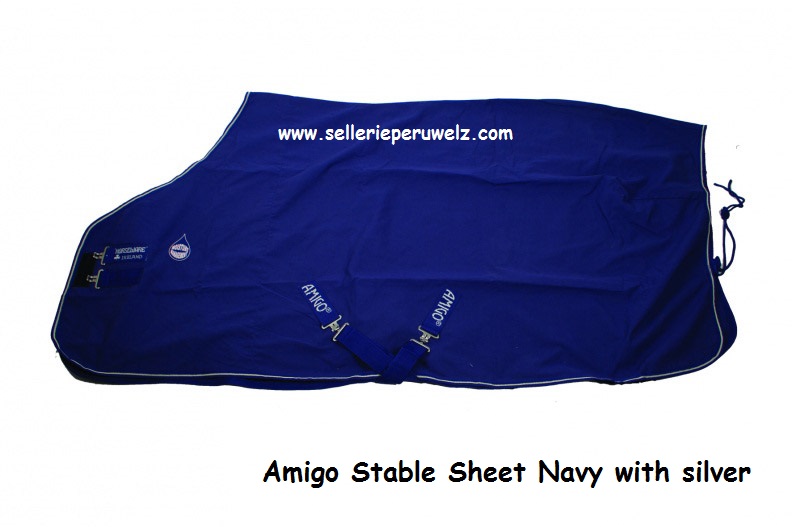 amigo stable sheet chemise décurie navy gris 2