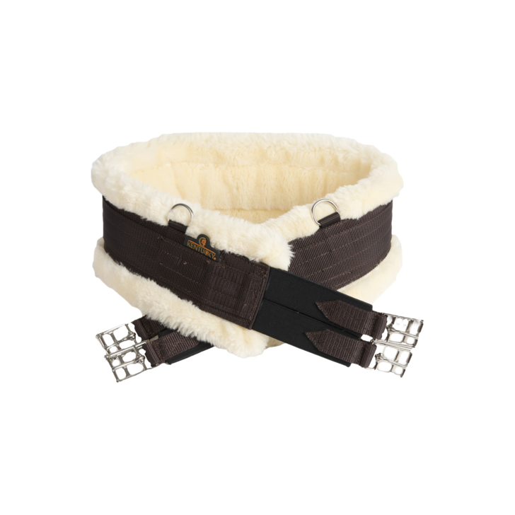 sangle-sheepskin-kentucky-mouton-nylon-brune