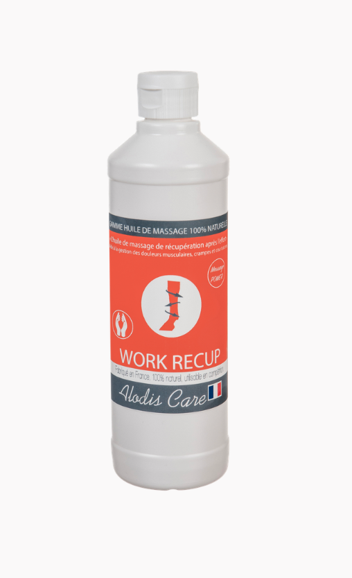 Huile massante Work Recup 500ml by Alodis Care