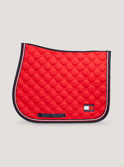 Tapis de selle Jumping Tommy Equestrian - Kingston - Rouge