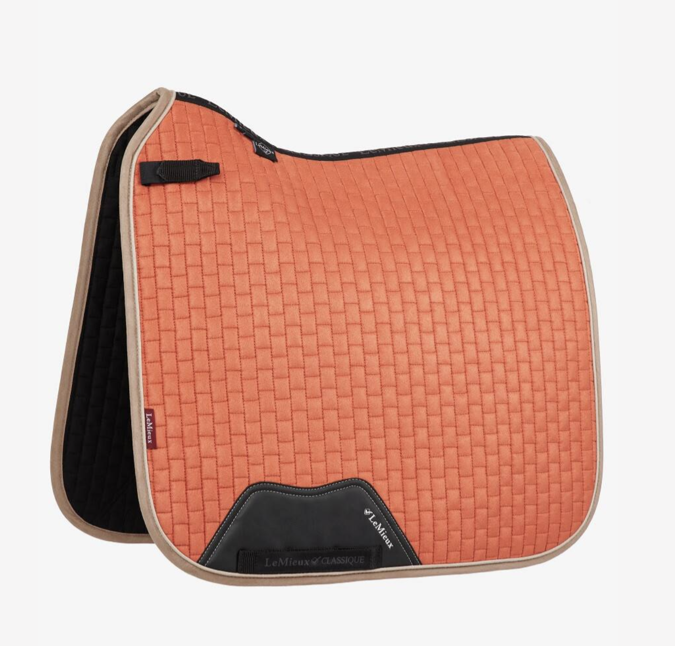 Tapis de selle Suede dressage Apricot LeMieux