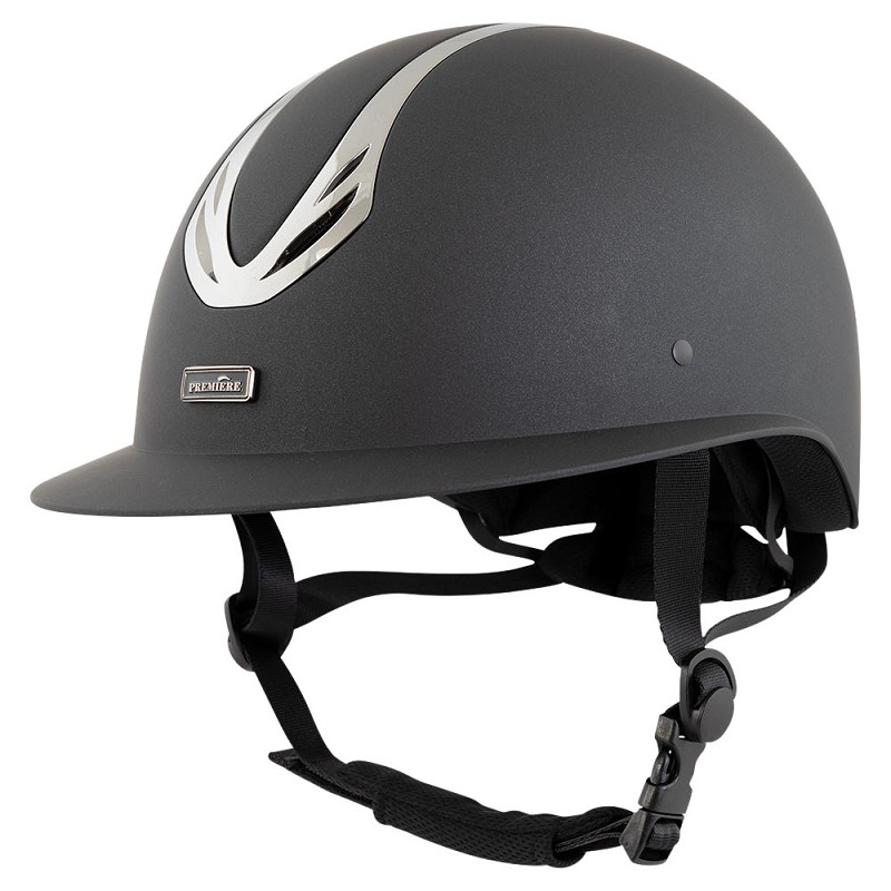 Bombe Cavalier Velours Noir FAVORY Taille 7/57 Cm - Très Bon État