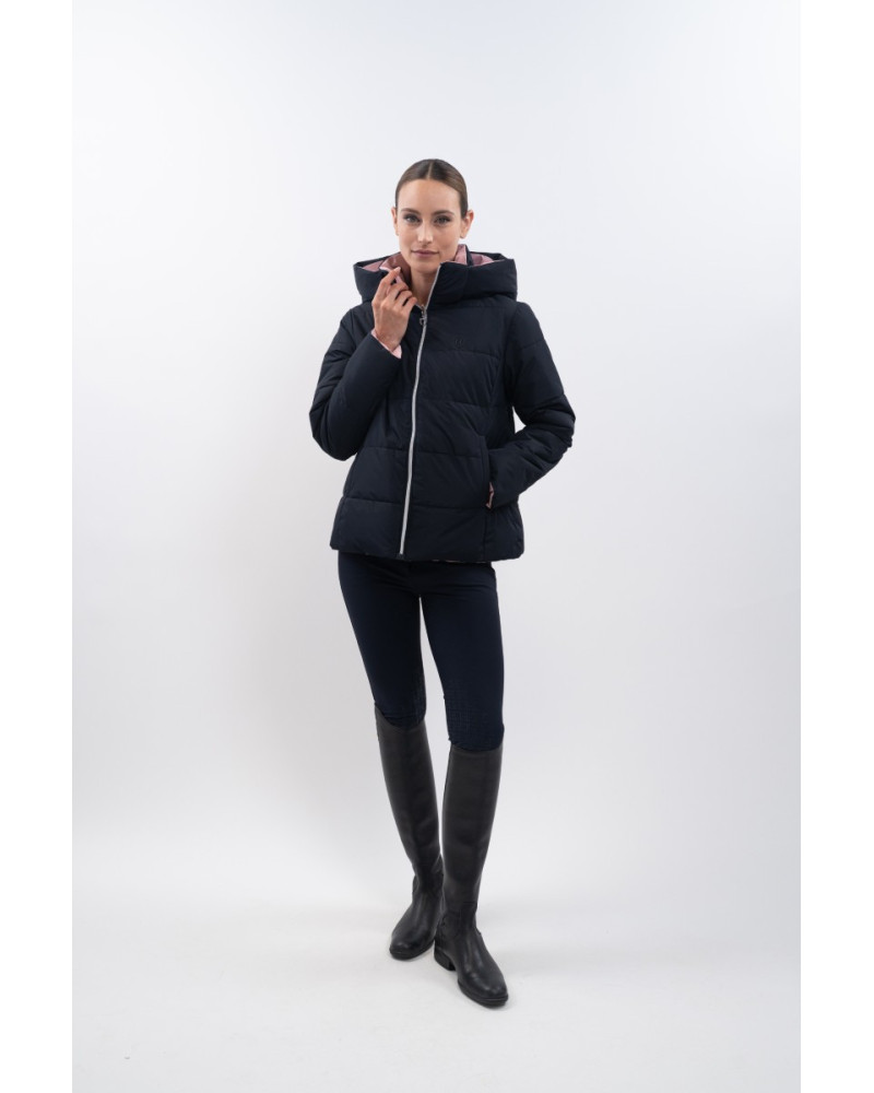 Adele-veste-hiver-equitation-harcour-navy-rose-reversible (3)