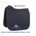 tapis-dressage-lemieux-cotton-d-ring-bleu-marine-navy