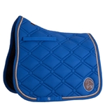 tapis de selle dressage passion moira bleu roi