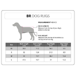 Size Chart BR Dog Rugs