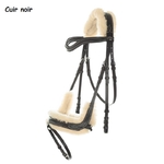 bridon ivy cuir noir kavalkade mouton naturel 19020
